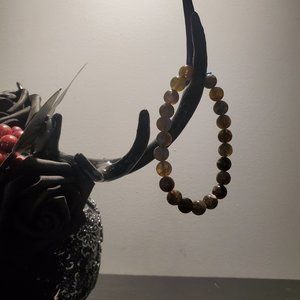 Labradorite bead bracelet